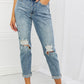 Judy Blue Malia Full Size Mid Rise Boyfriend Jeans