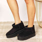 Legend Women's Fleece Lined Chunky Platform Mini Boots
