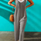 Full Size Spaghetti Strap Wide Leg Jumpsuit