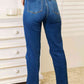 Judy Blue Full Size Straight Leg Jeans with Pockets