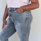 Judy Blue Racquel Full Size High Waisted Stone Wash Slim Fit Jeans