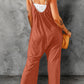 Full Size Spaghetti Strap Wide Leg Jumpsuit