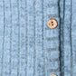 Double Take Ribbed Button-Up Cardigan with Pockets